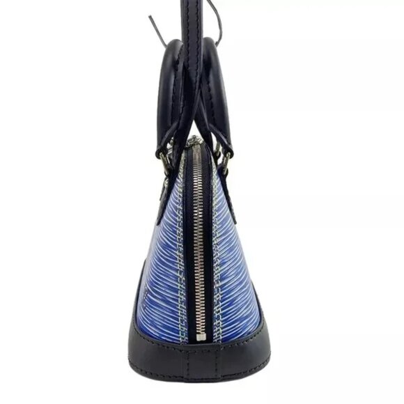 100% Authentic LOUIS VUITTON Nano Alma Epi Denim Handbag 1018-113024 - Picture 4 of 14